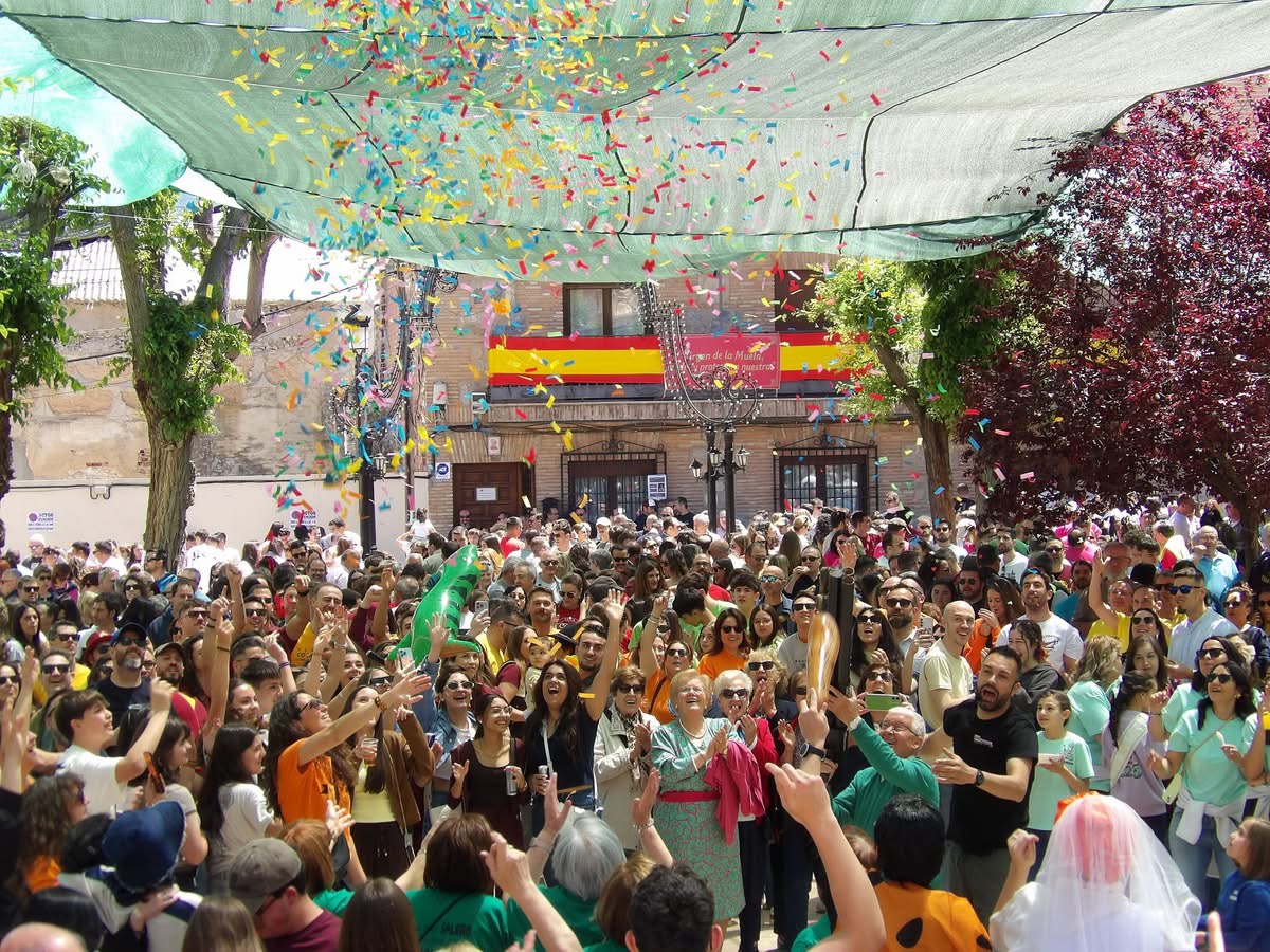 Ambiente de la romería de La Función en el campo de Corral de Almaguer